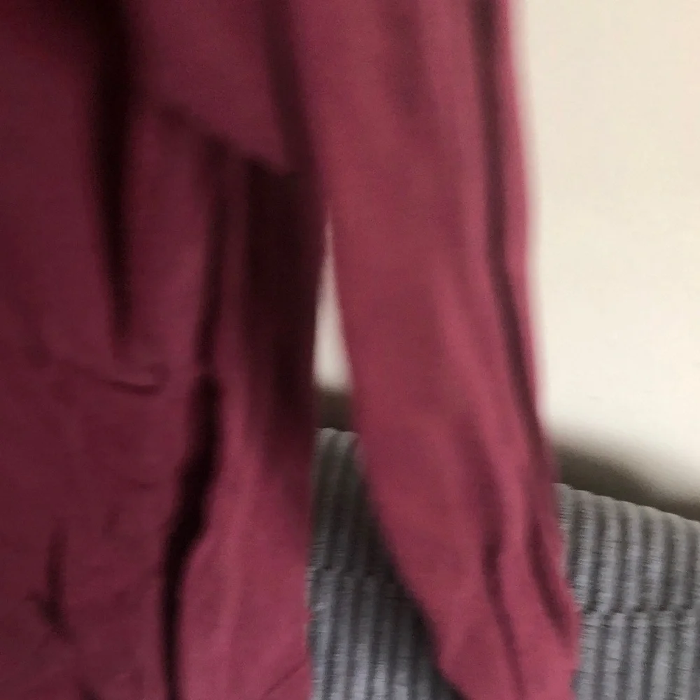 N/A burgundy polo